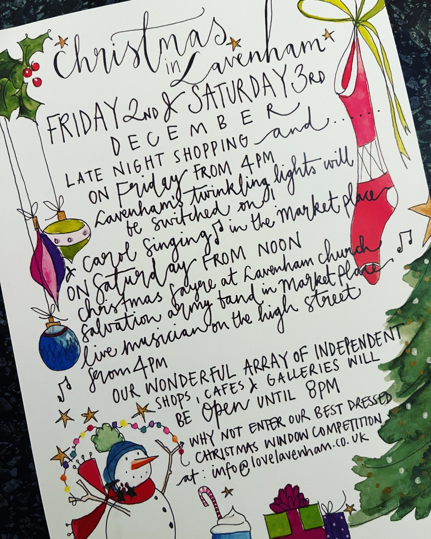 Late Night Shopping 2nd / 3rd December