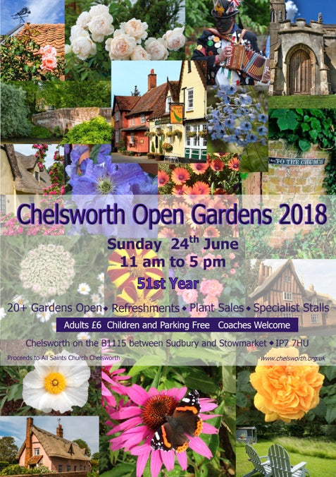 Come visit Chelsworth Open Gardens - We will be there!
