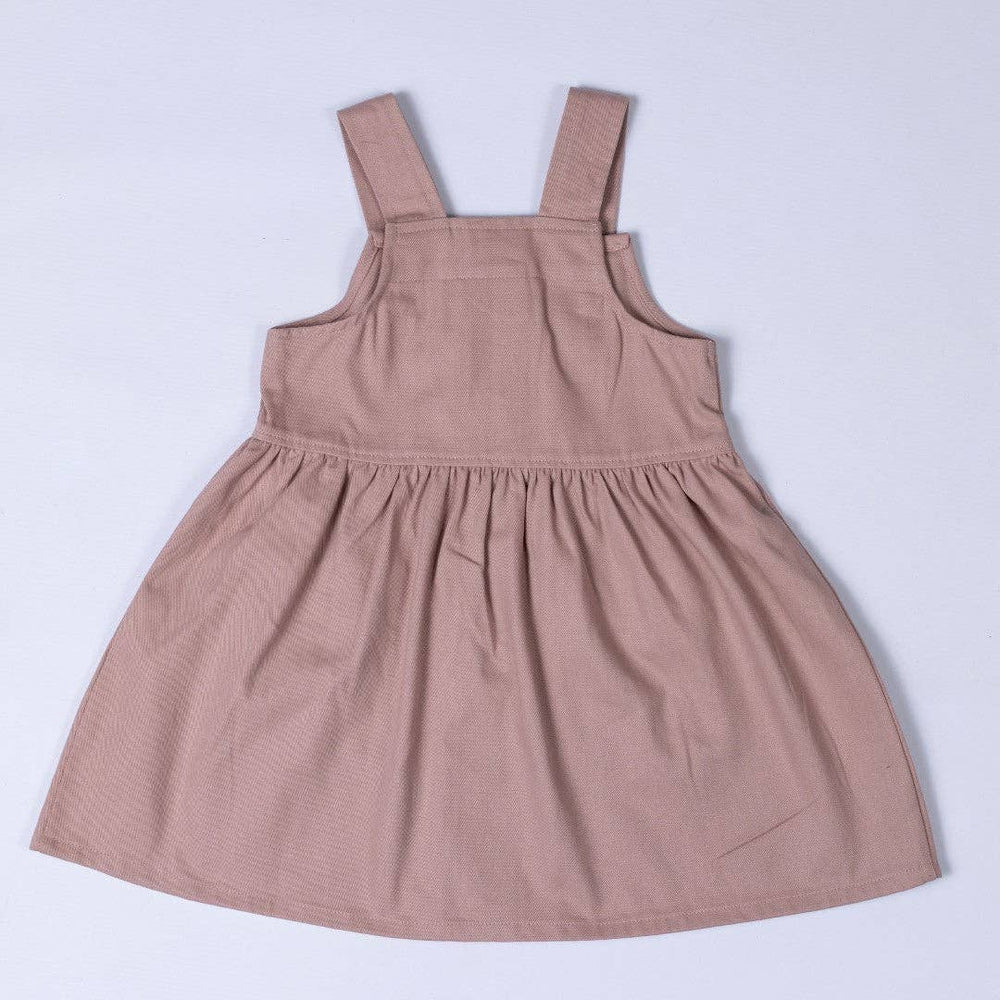 
                  
                    Girls Pleated Dress With Straps: Dusty Pink
                  
                