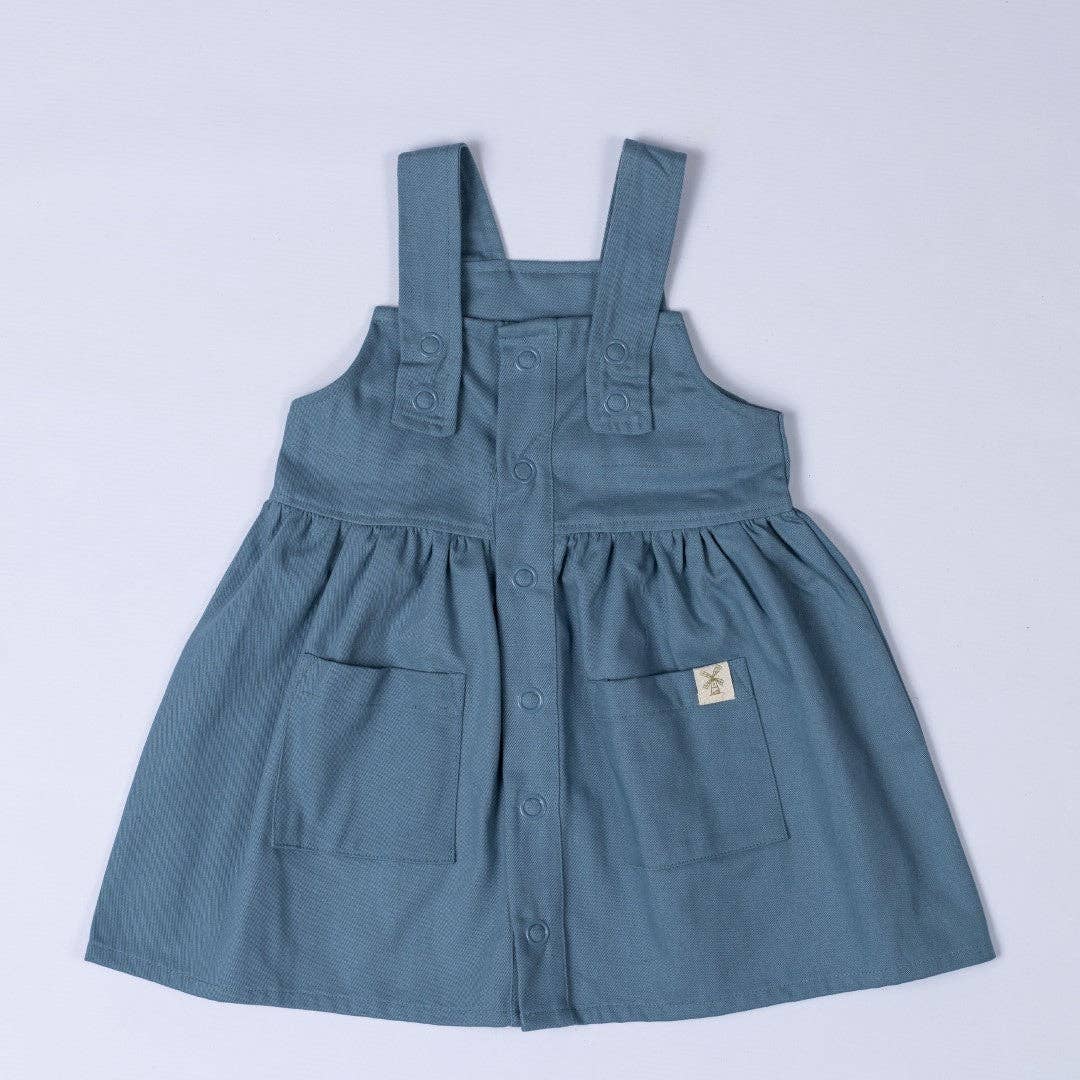 
                  
                    Girls Pleated Dress With Straps: Dusty Pink
                  
                