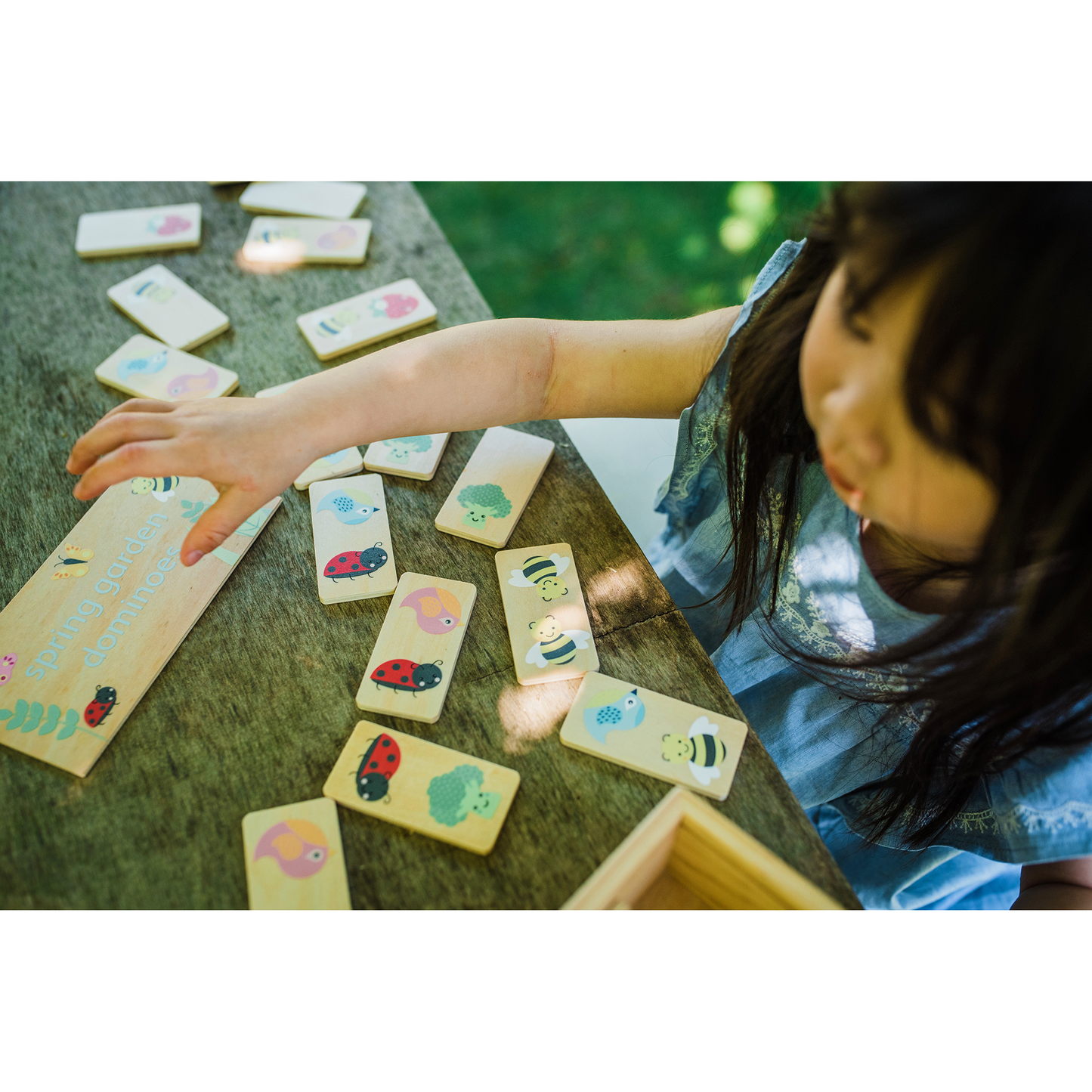 
                  
                    Spring Garden Wooden Dominoes
                  
                