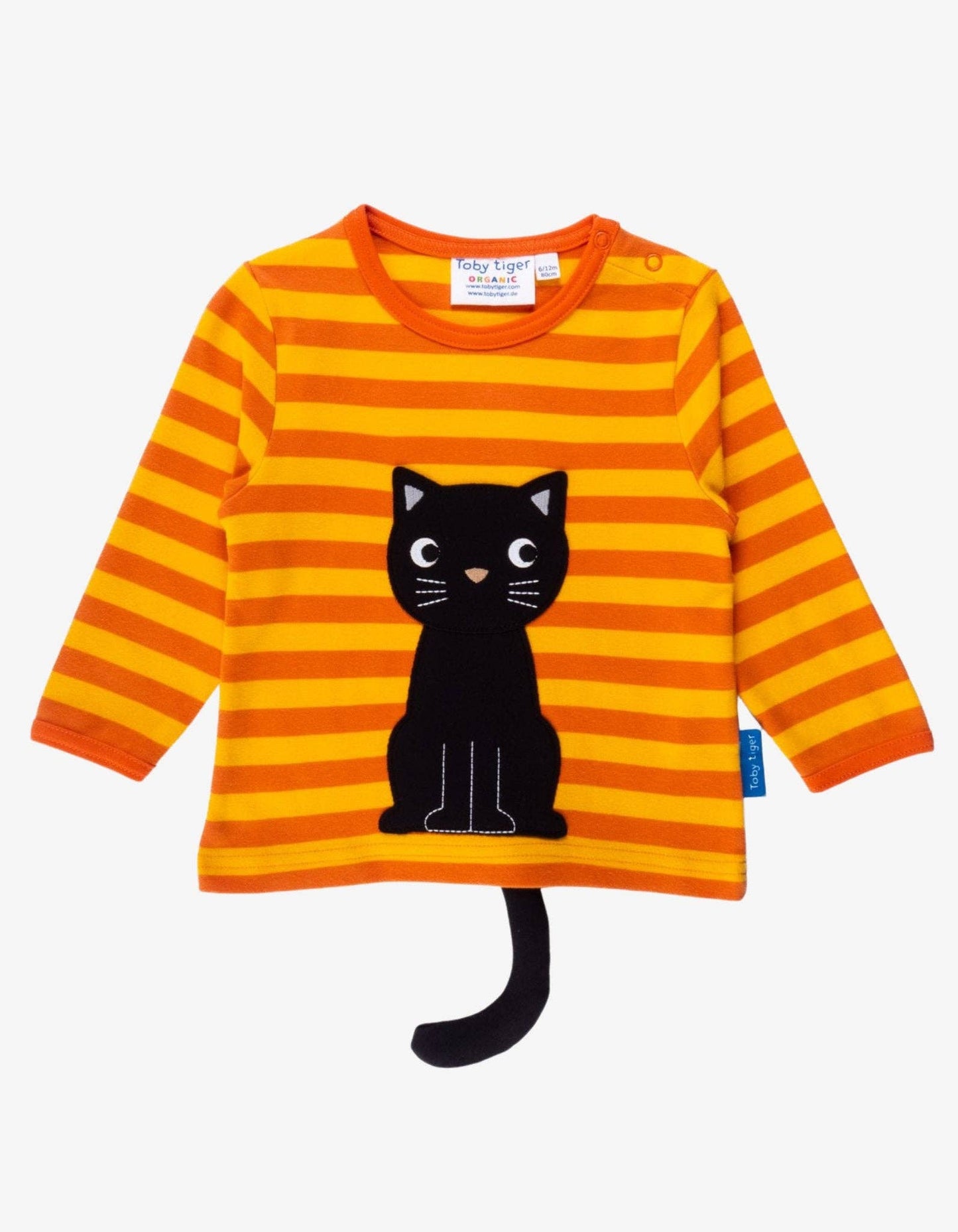 
                  
                    Organic Black Cat Applique T-Shirt
                  
                