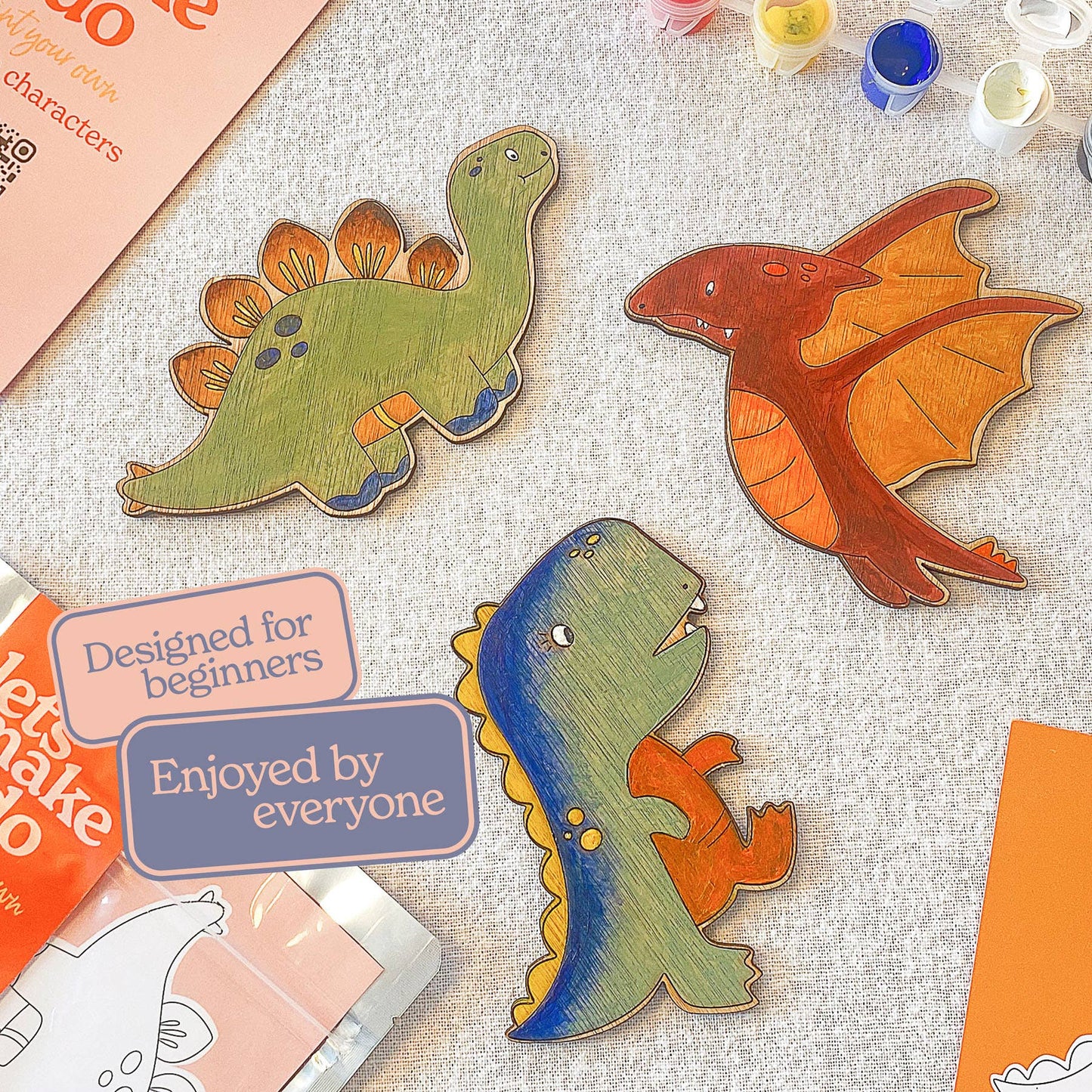 
                  
                    Paint Your Own Wooden Dinosaurs Kit
                  
                