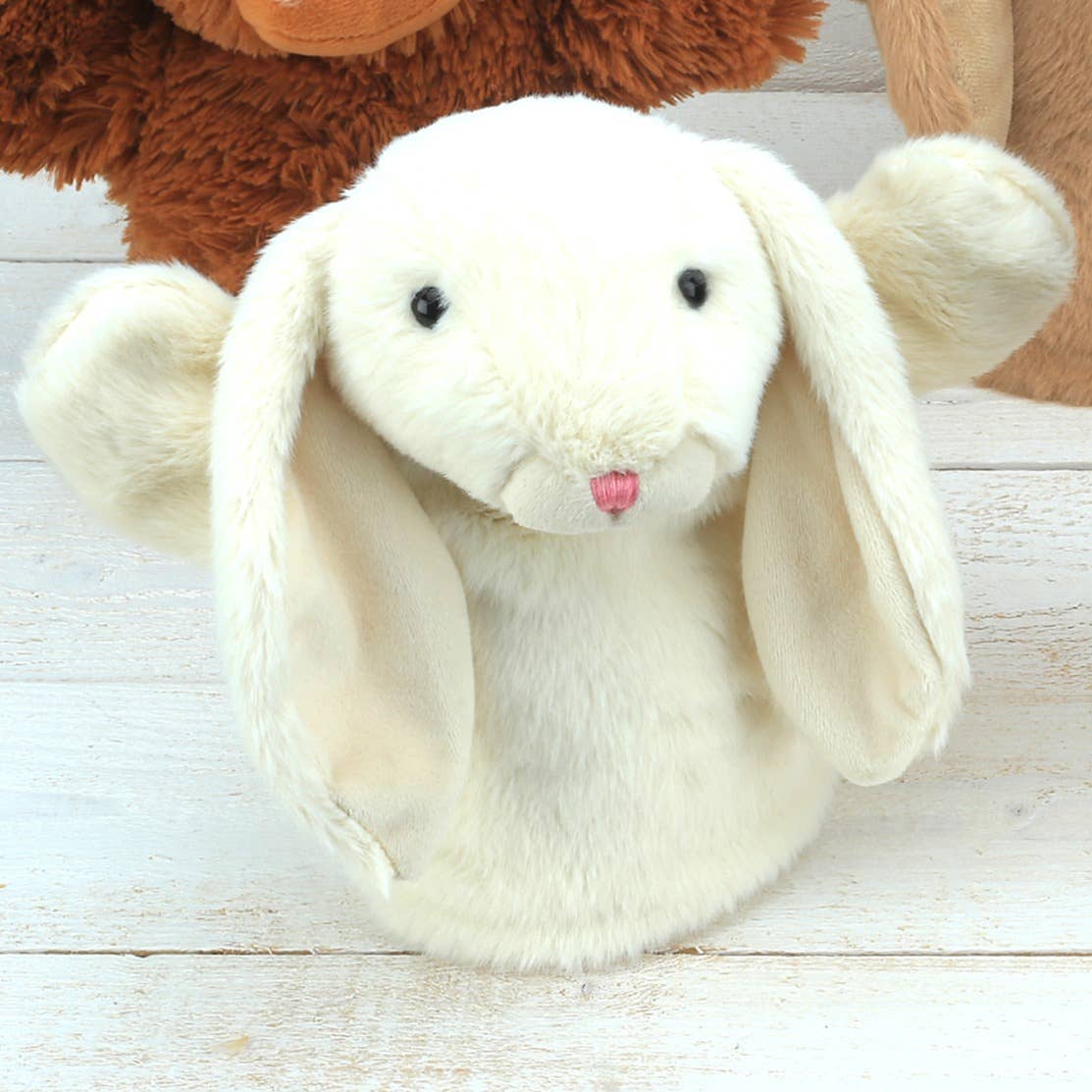 
                  
                    Bunny Baby Soft Toy Hand Puppet Premium Plush Cream - 23cm
                  
                
