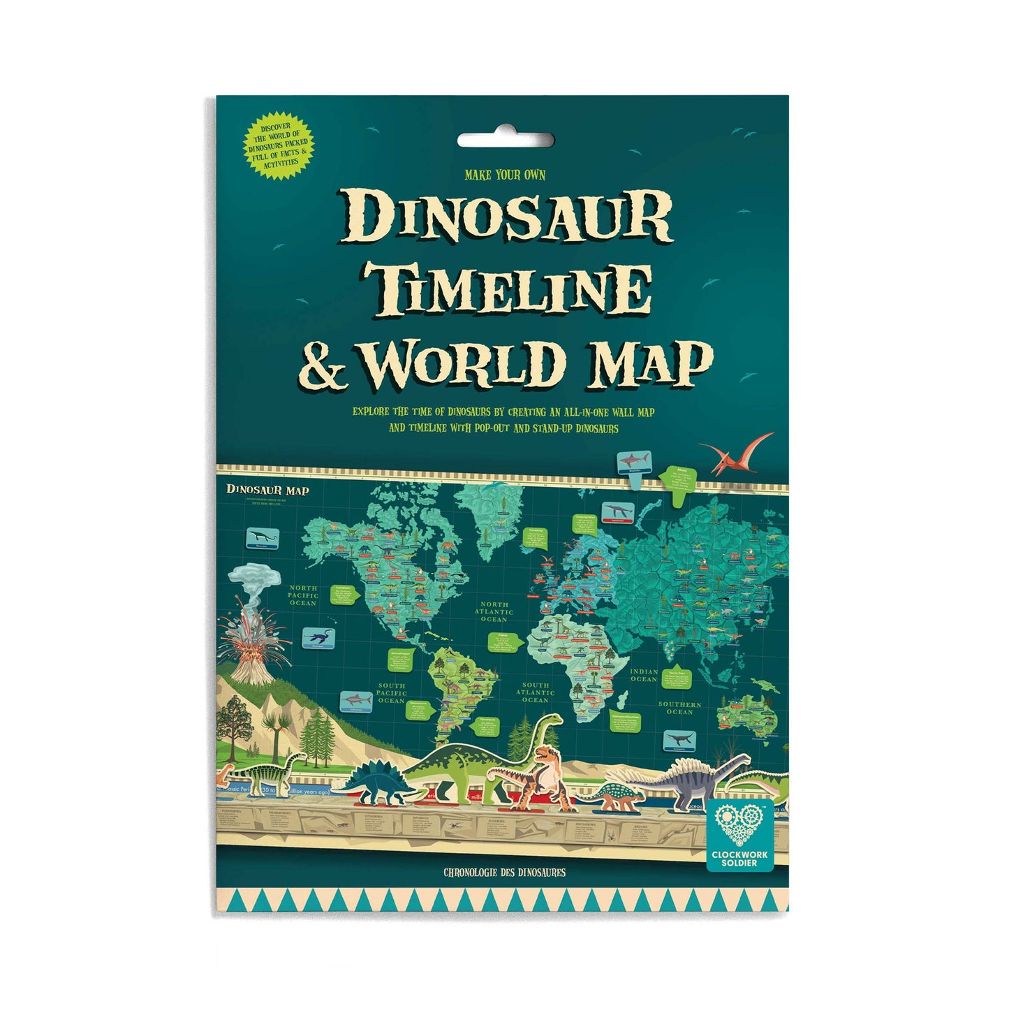 
                  
                    Make Your Own Dinosaur Timeline & World Map
                  
                