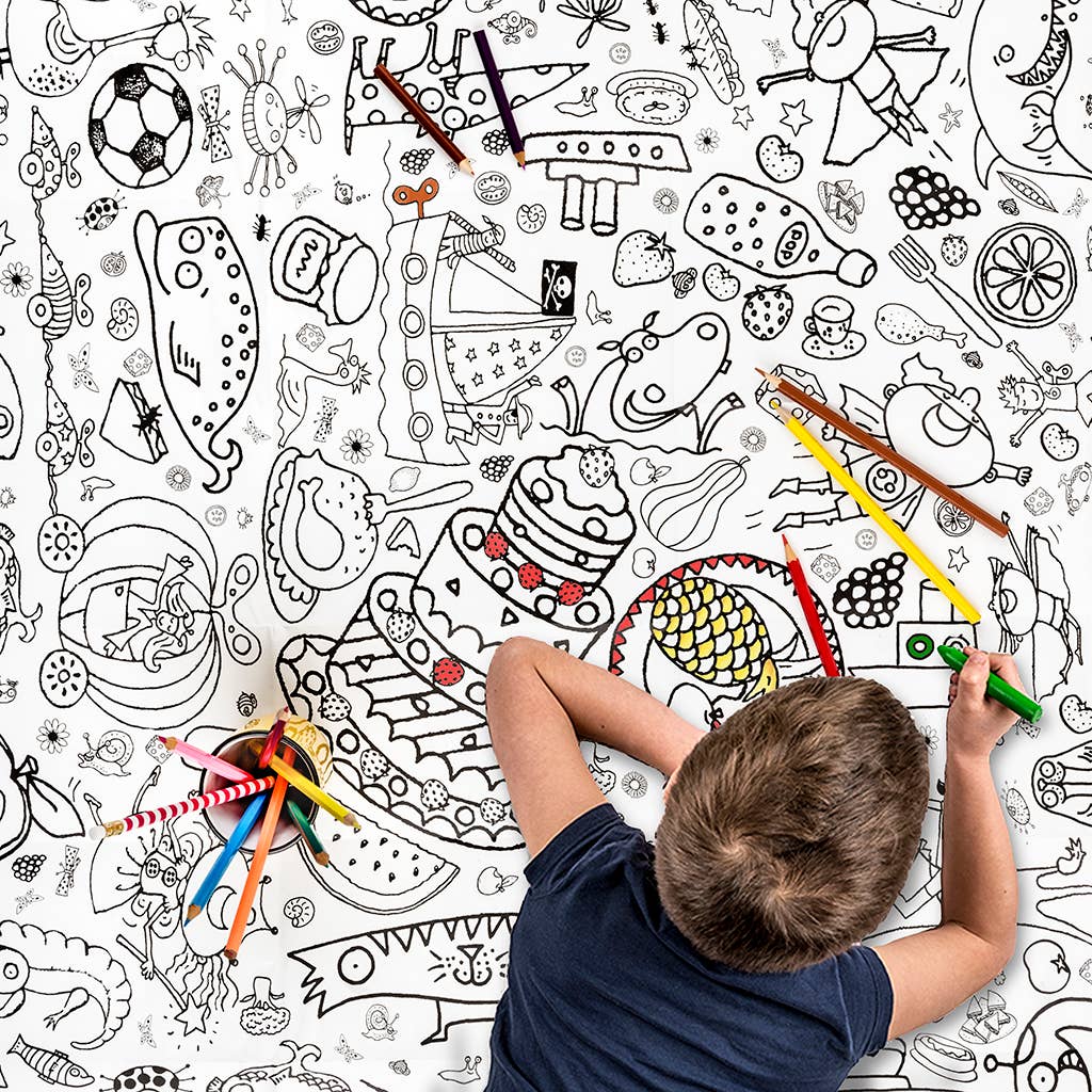 
                  
                    Colour-in Giant Poster / Tablecloth – Teatime
                  
                