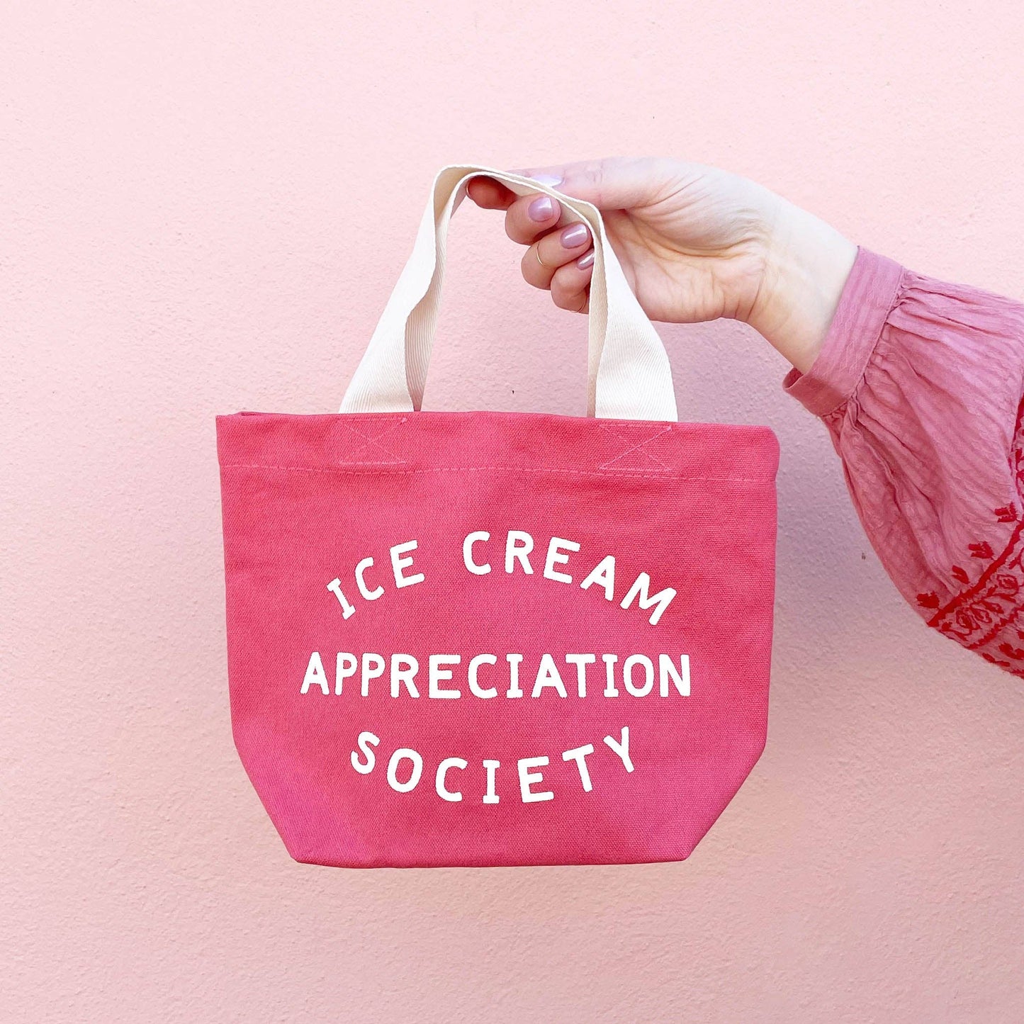 
                  
                    Ice Cream Appreciation Society - Little Bright Pink Bag
                  
                
