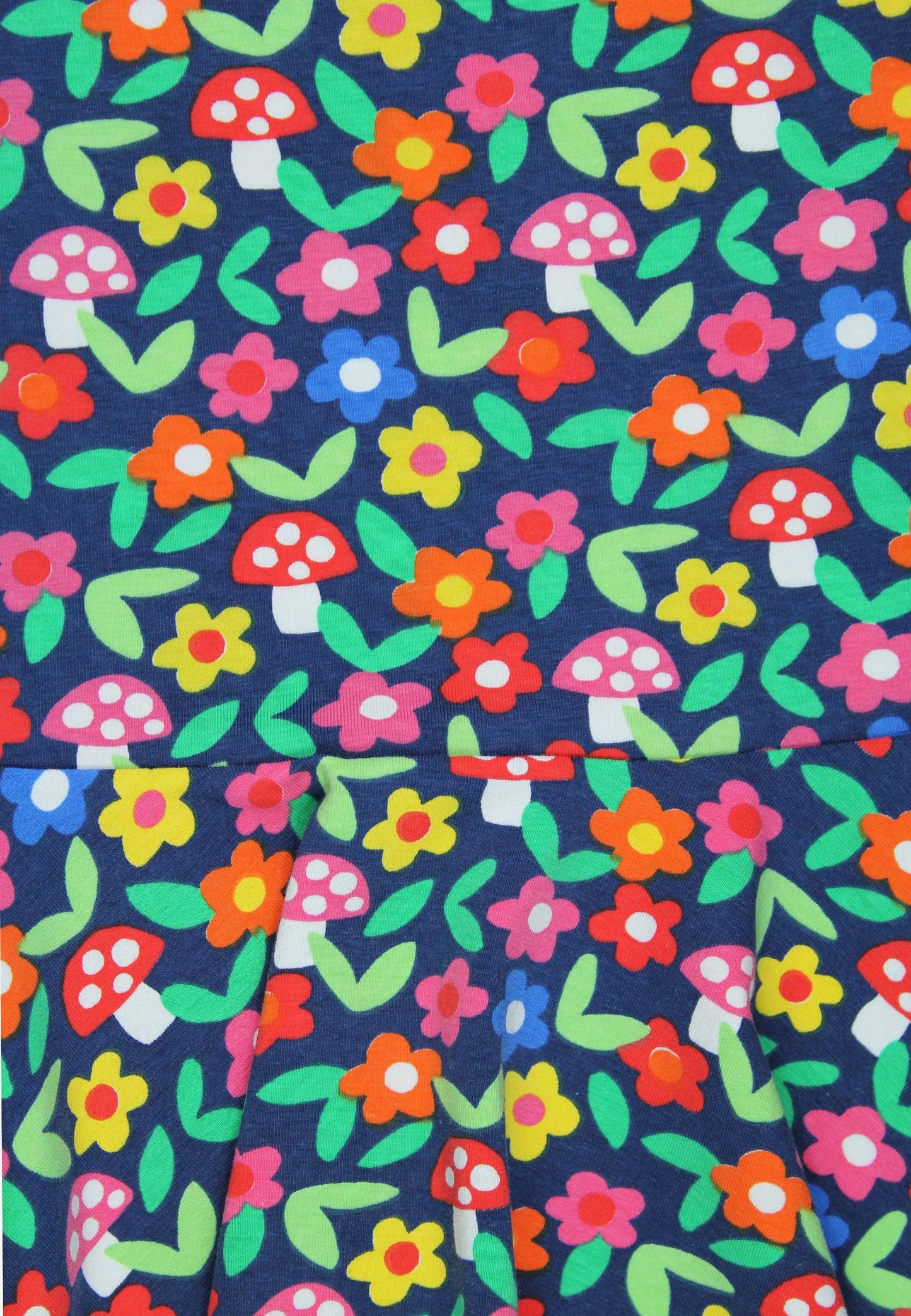 
                  
                    Organic Flower Print Skater Dress
                  
                