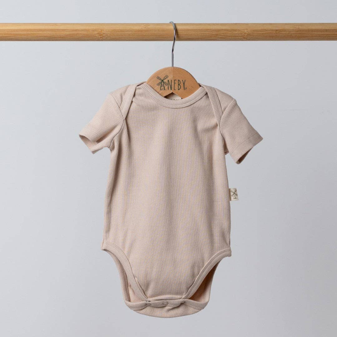 
                  
                    Short Sleeve Bodysuit: Dusty Pink
                  
                