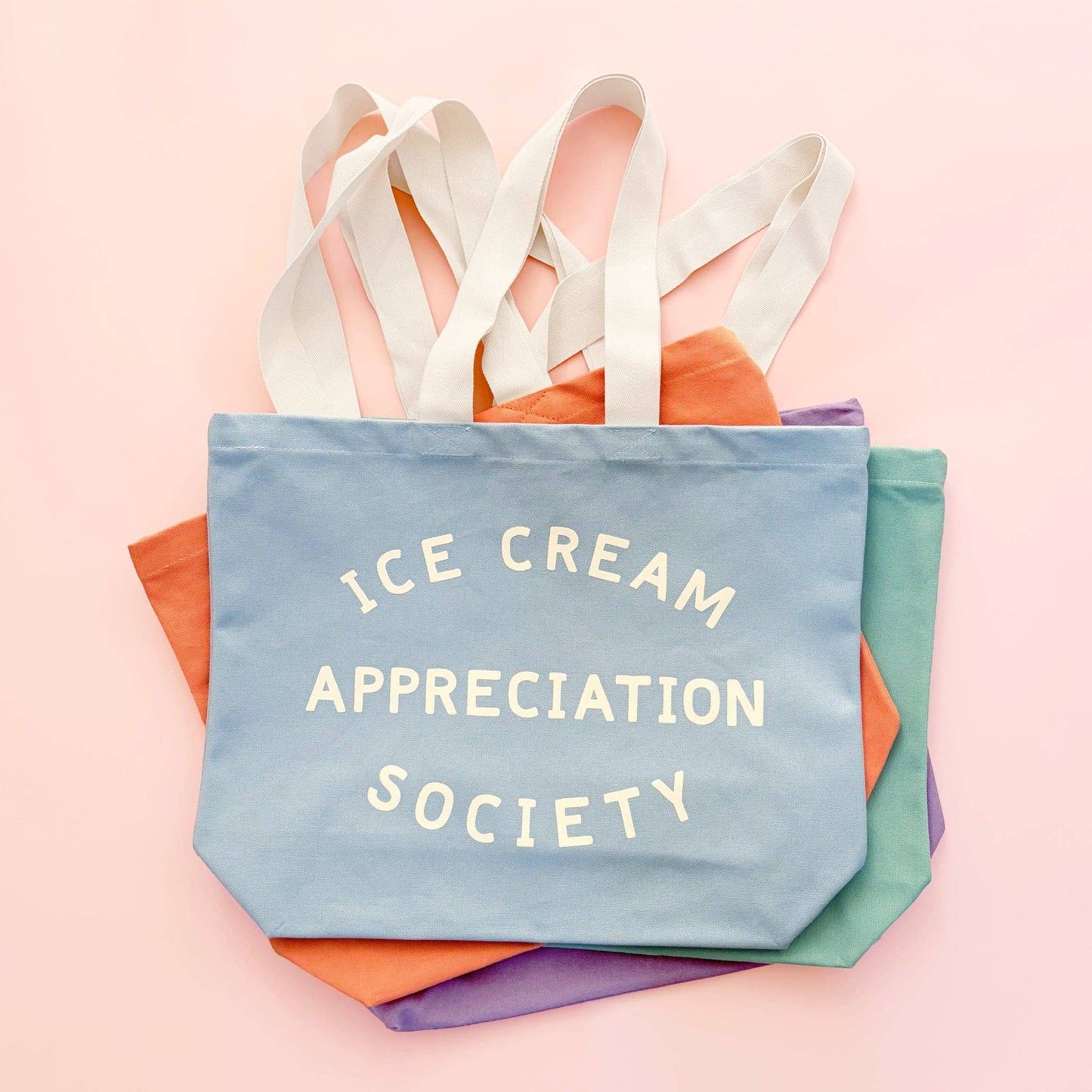 
                  
                    Ice Cream Appreciation Society - Light Blue Canvas Tote Bag
                  
                