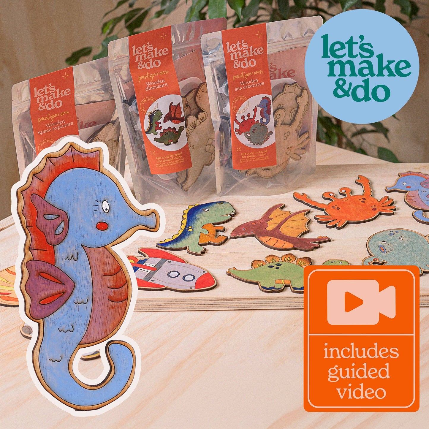 
                  
                    Paint Your Own Wooden Sea Creatures Kit
                  
                