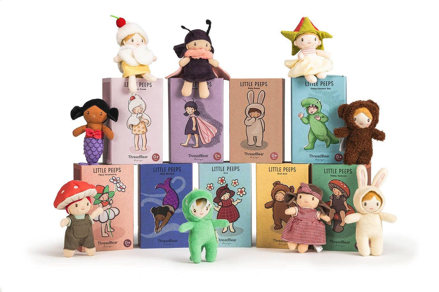 
                  
                    ThreadBear Little Peeps Poppy Strawberry -Matchbox doll 12cm
                  
                