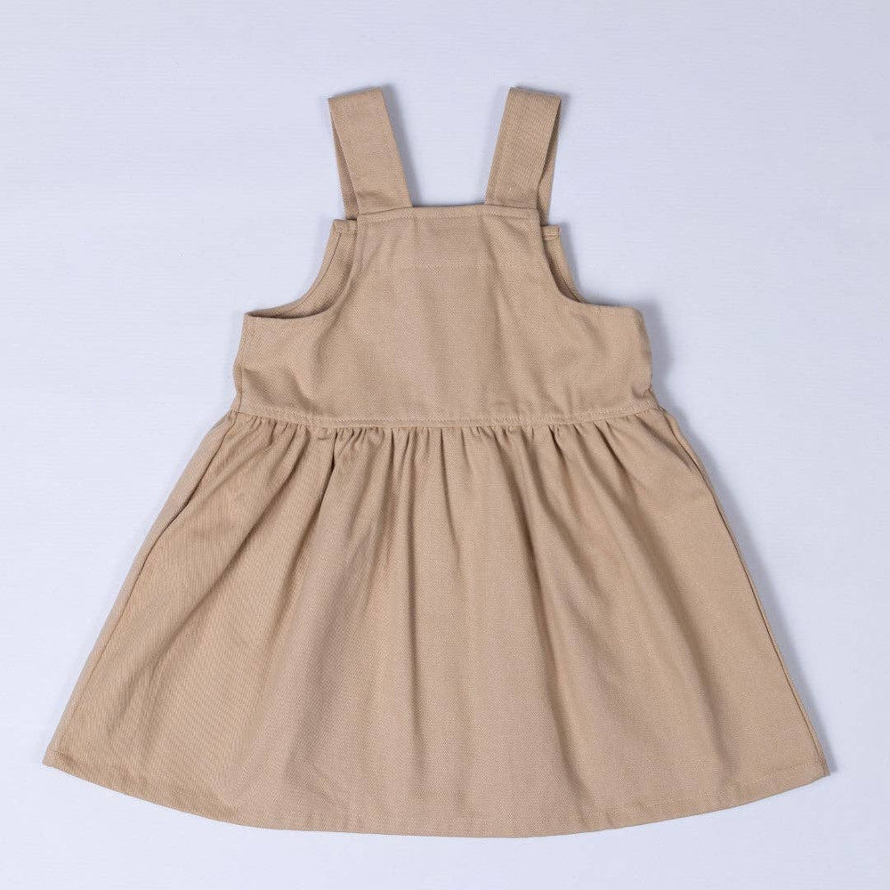 
                  
                    Girls Pleated Dress With Straps: Dusty Pink
                  
                