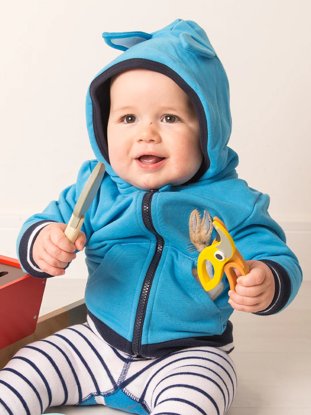 
                  
                    Cosy Blue Hoodie -
                  
                
