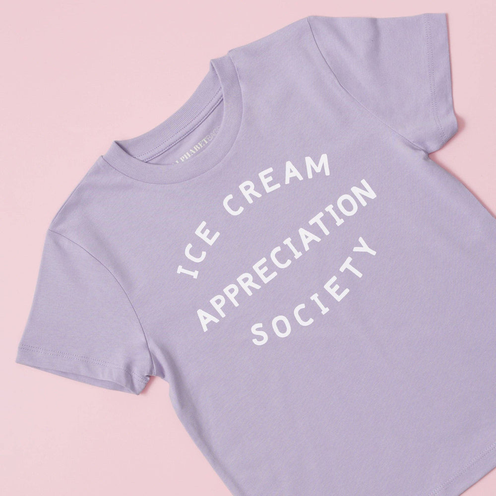 Ice Cream Appreciation Society - Kid's T-shirt - Lavender