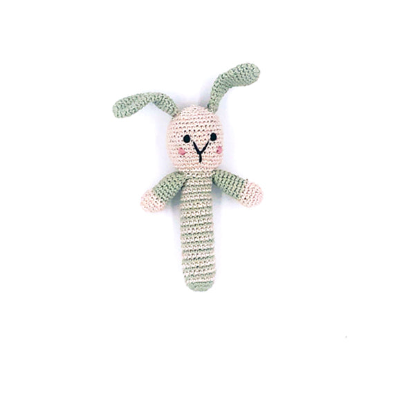 Stick Rattle - Bunny Teal