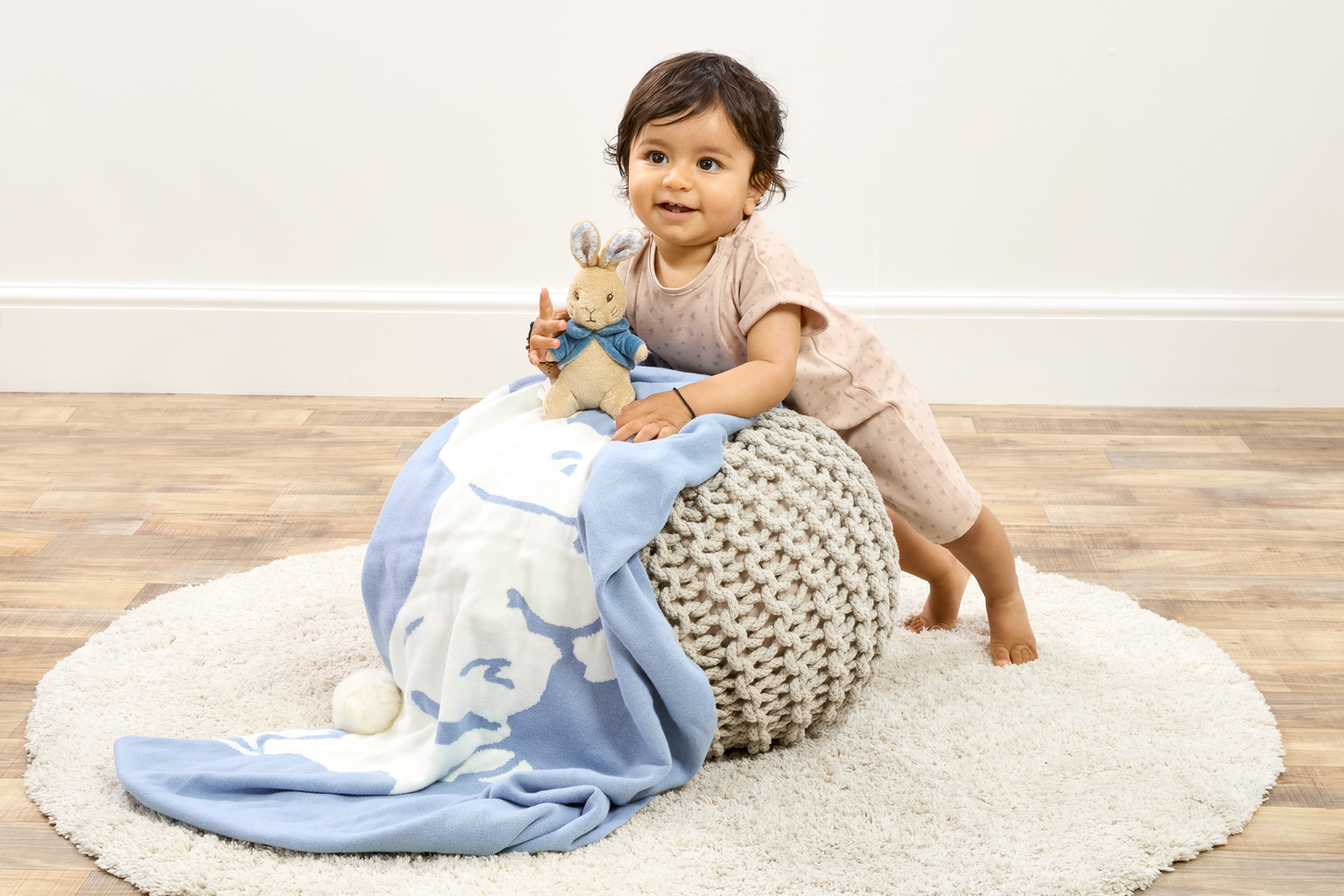 
                  
                    Knitted Baby Blanket & Soft Toy Set – Peter Rabbit
                  
                