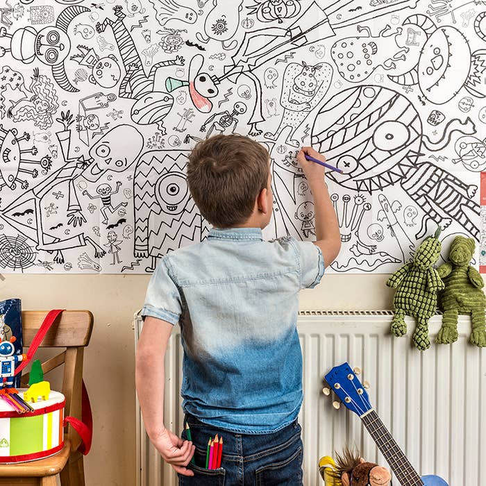 
                  
                    Colour-in Giant Poster / Tablecloth – Teatime
                  
                