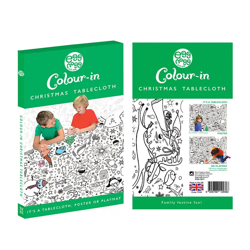 Colour In Tablecloth - Christmas