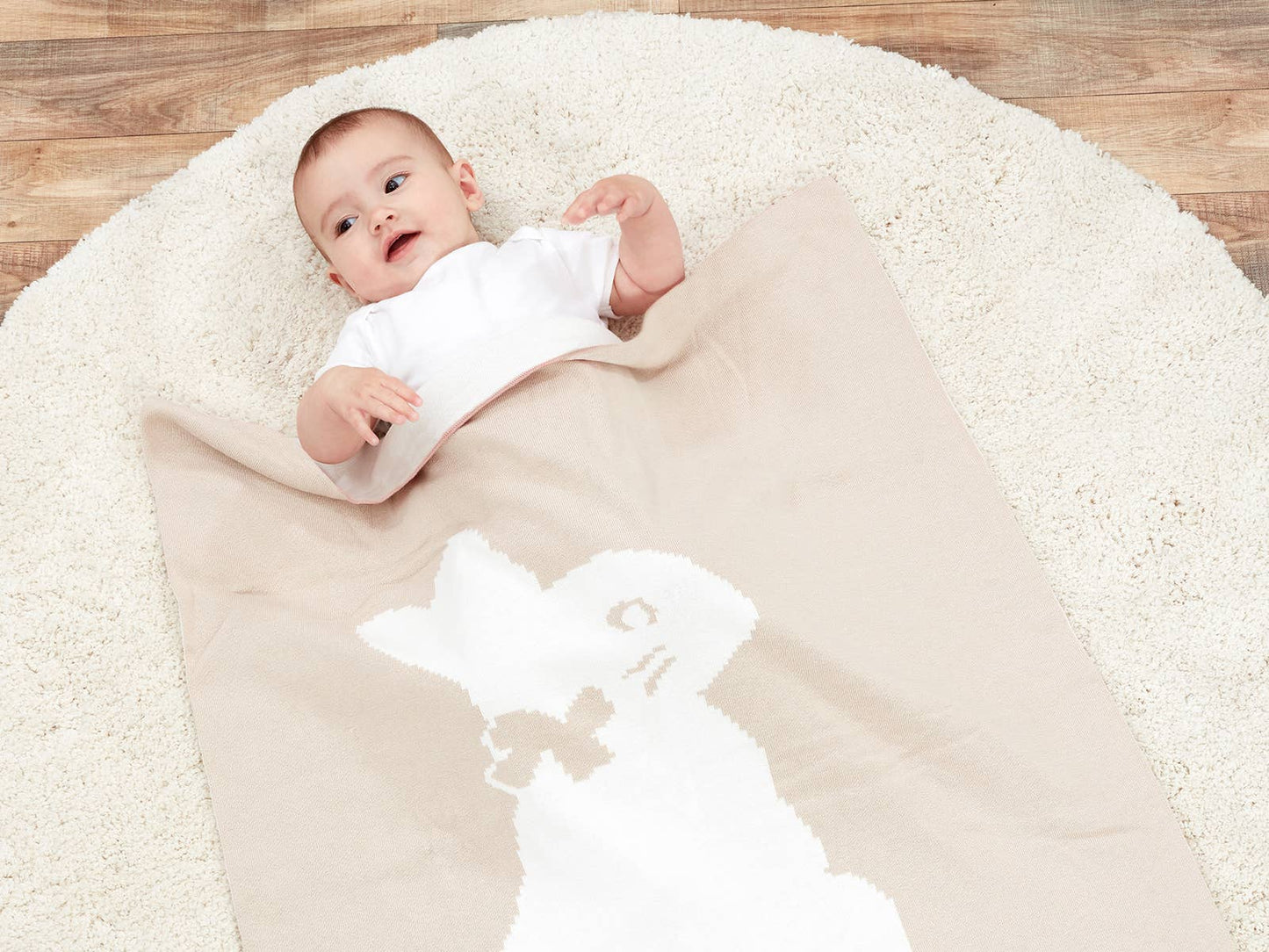 
                  
                    Knitted Baby Blanket & Soft Toy Set – Flopsy Bunny
                  
                