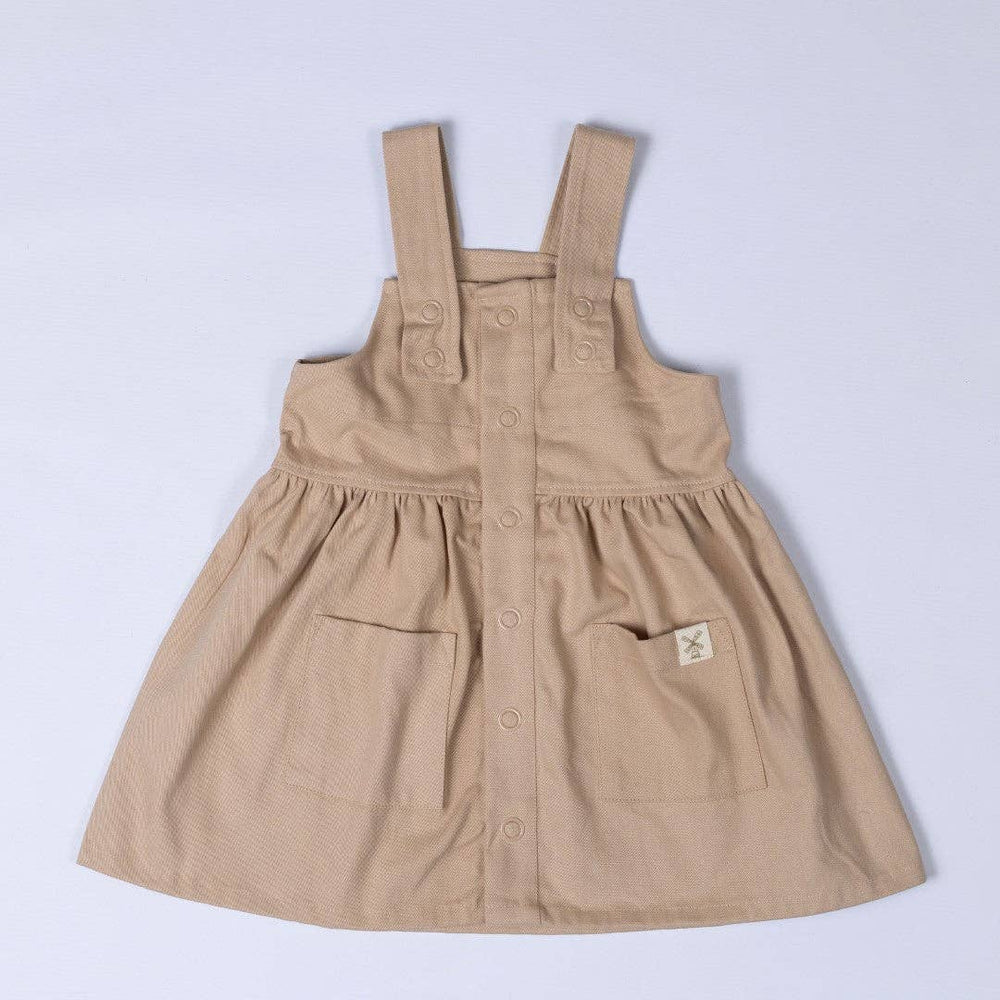 
                  
                    Girls Pleated Dress With Straps: Dusty Pink
                  
                