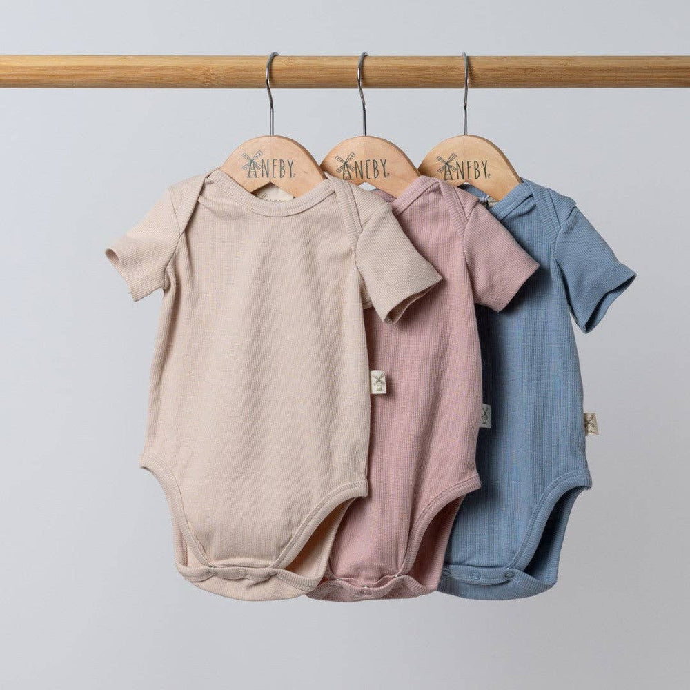 
                  
                    Short Sleeve Bodysuit: Dusty Pink
                  
                