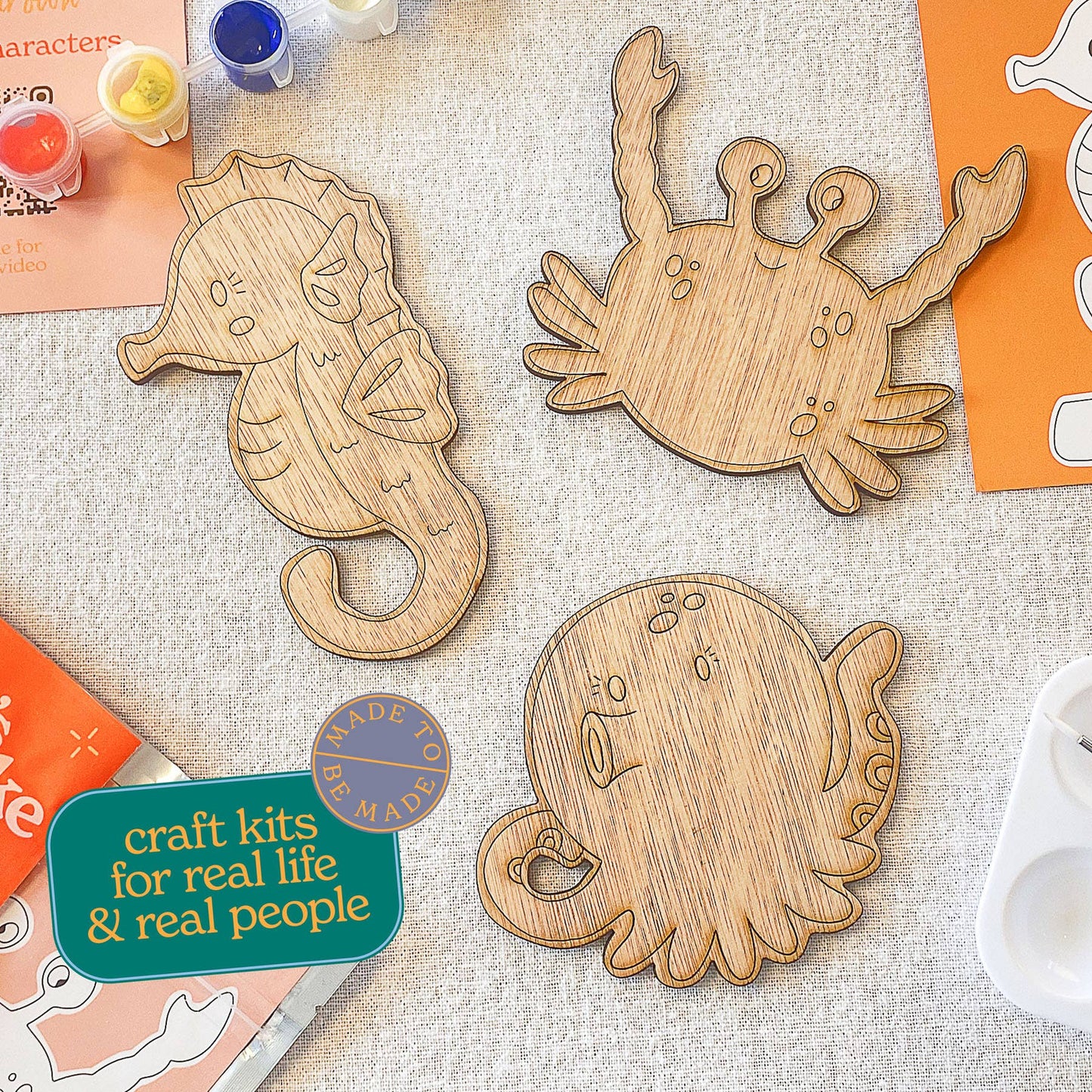 
                  
                    Paint Your Own Wooden Sea Creatures Kit
                  
                