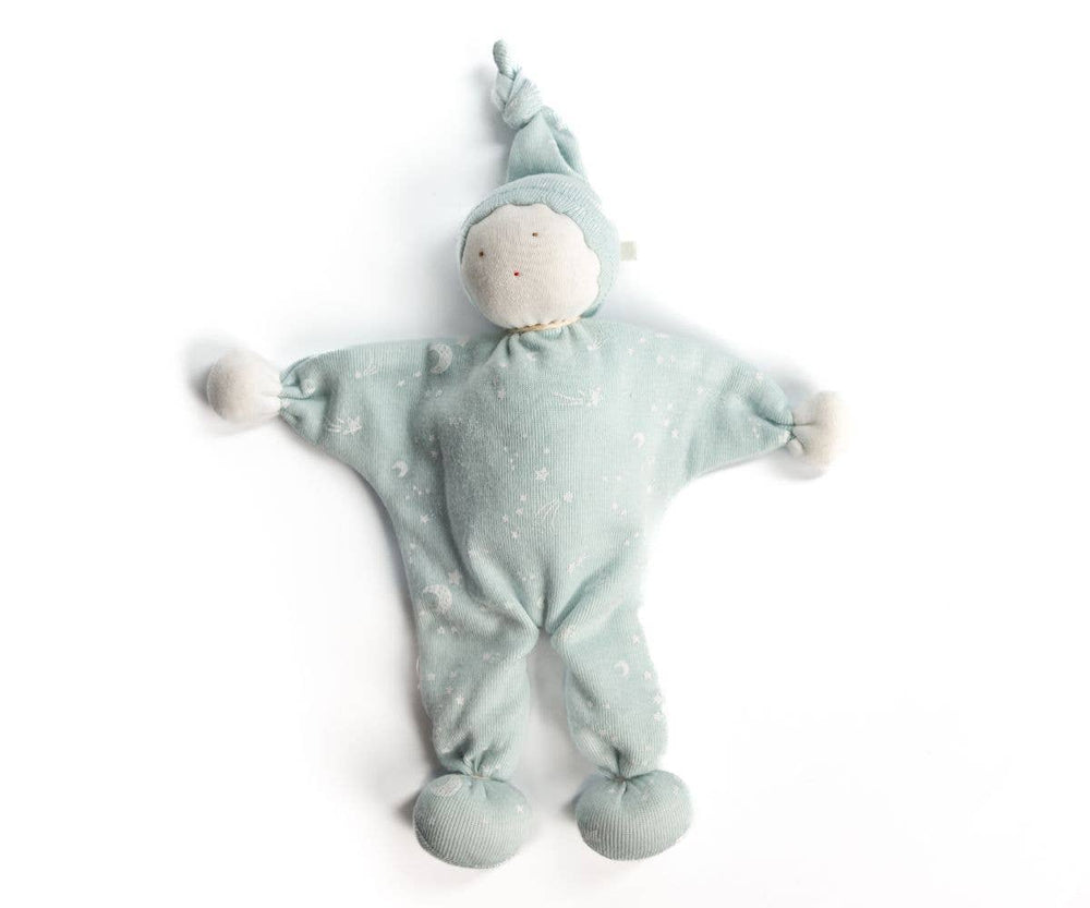 Baby Comforter / Sleeping Lovey Organic - Grey Stars & Moon