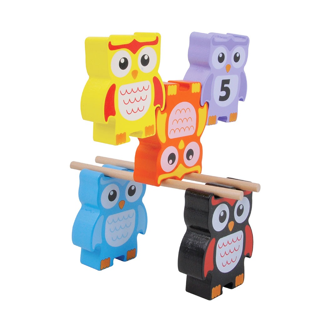 
                  
                    Colourful Stacking Owls
                  
                