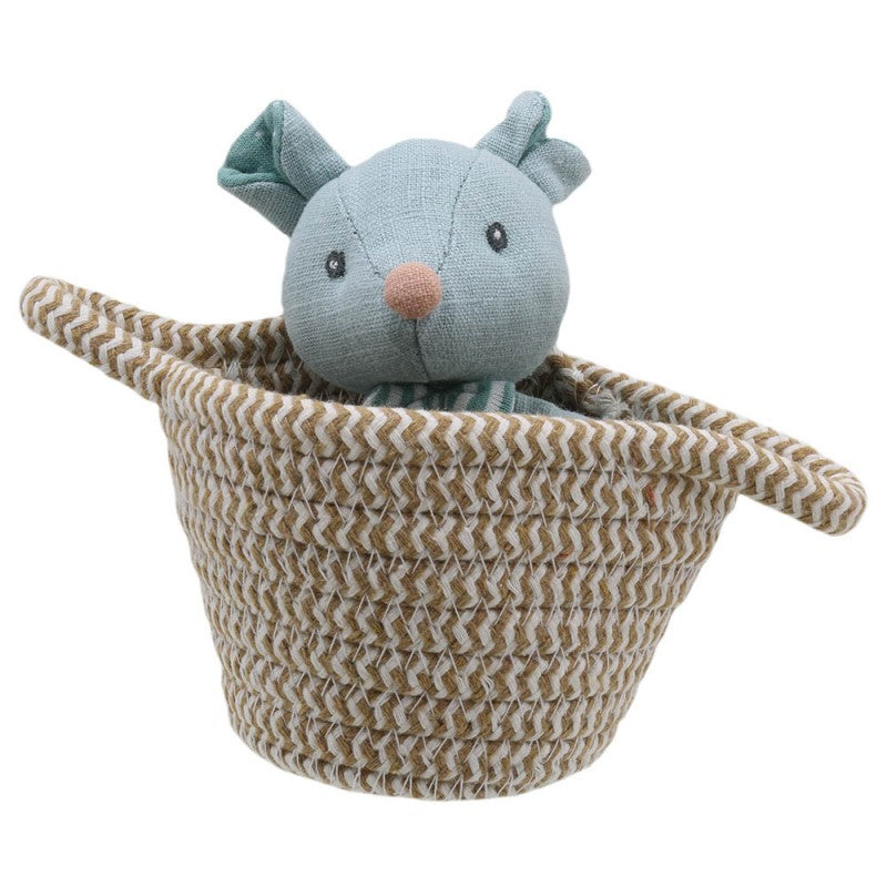 Wilberry Pets in Baskets - Mouse