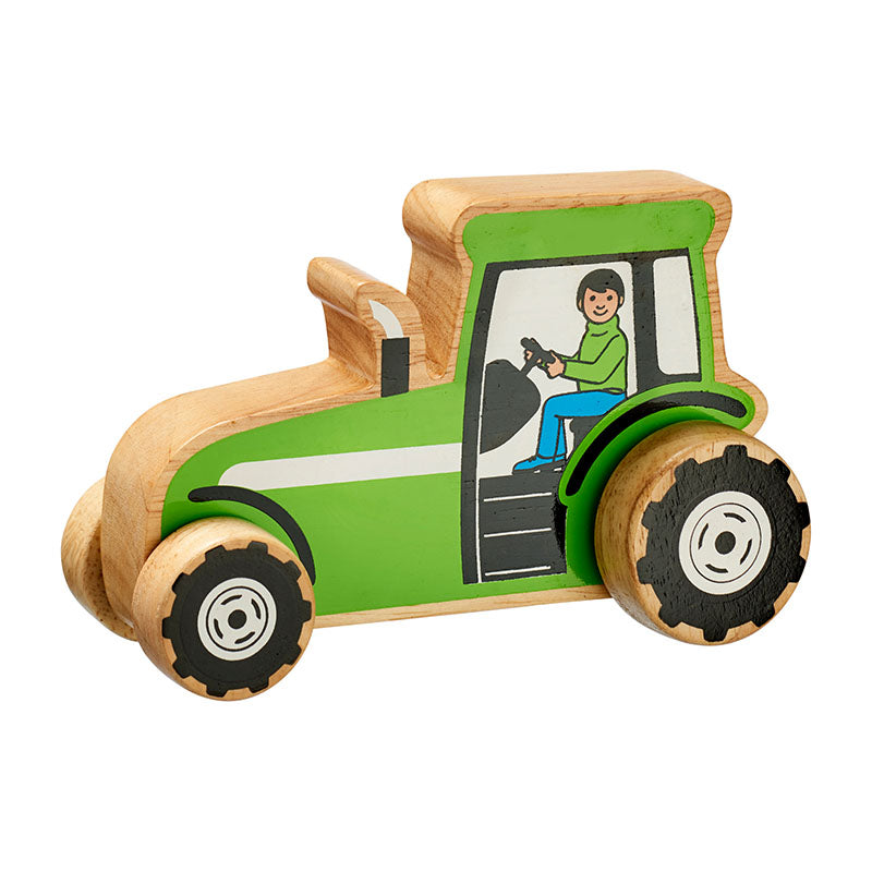 Wooden Tractor Push Along