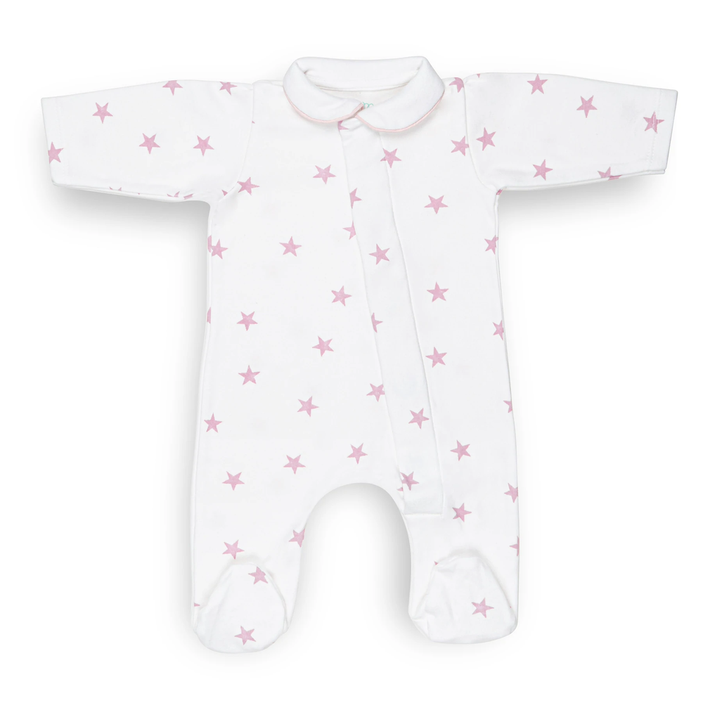 Magnet Mouse - Raspberry Pink star Sleepsuit