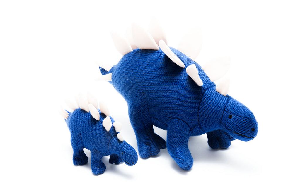 Knitted Stegosaurus Dinosaur Toy - 'SPIKE'