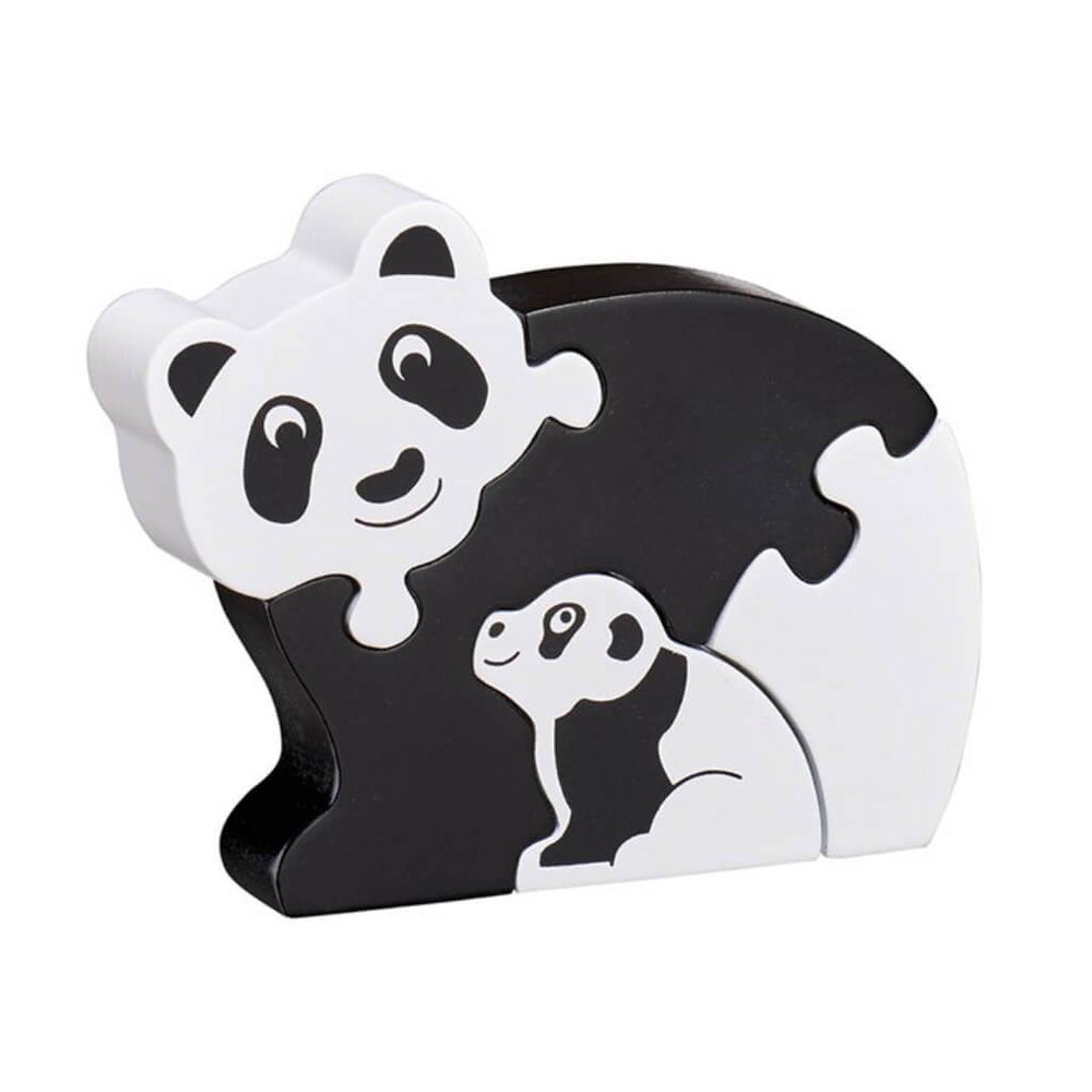 Lanka Kade Wooden Panda with baby