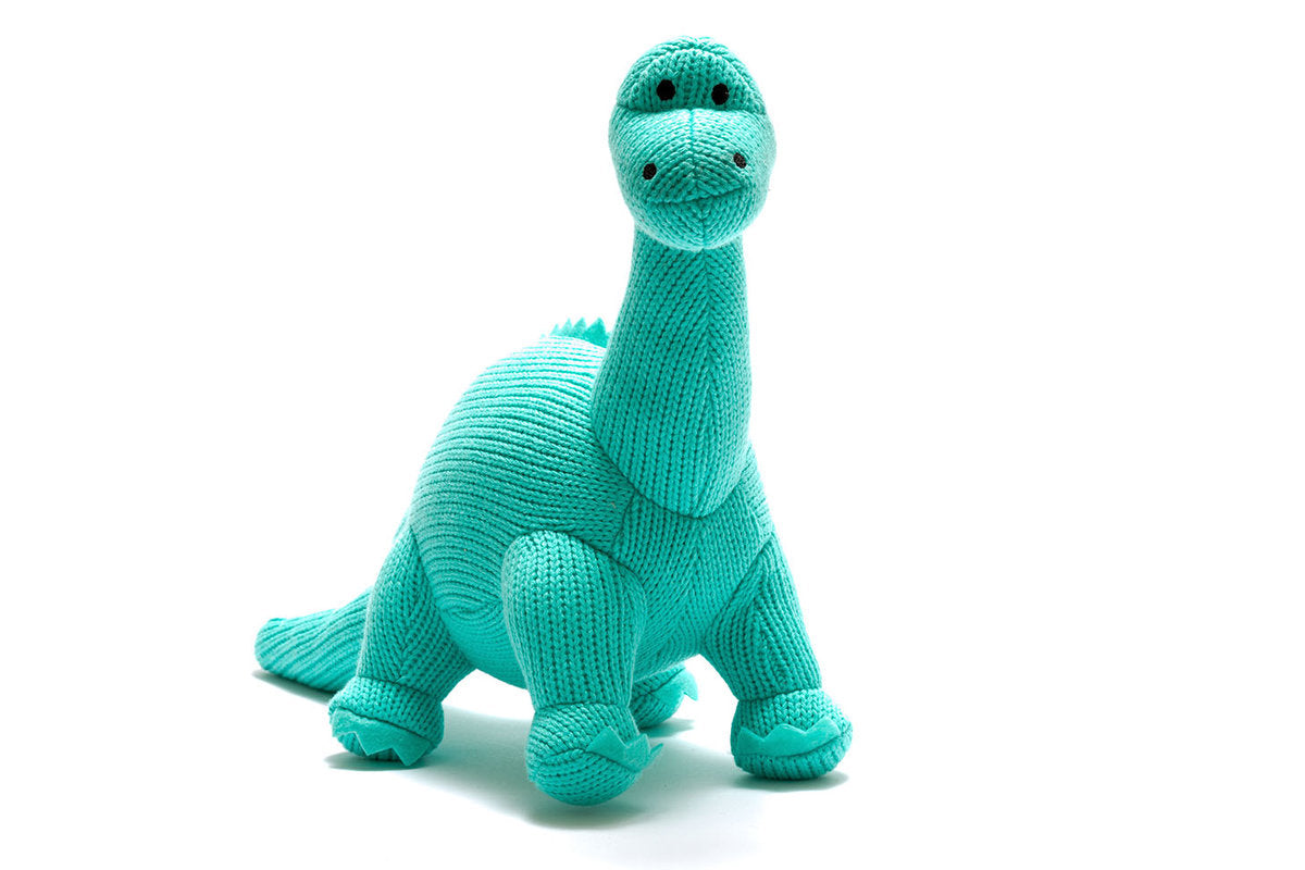 
                  
                    Knitted Ice Blue Diplodocus Dinosaur Toy - 'DIPPY'
                  
                